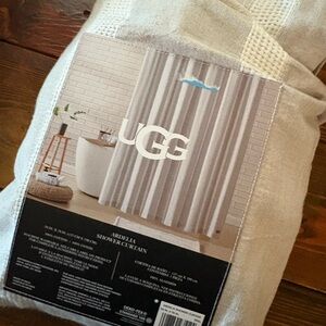 UGG White Shower Curtain